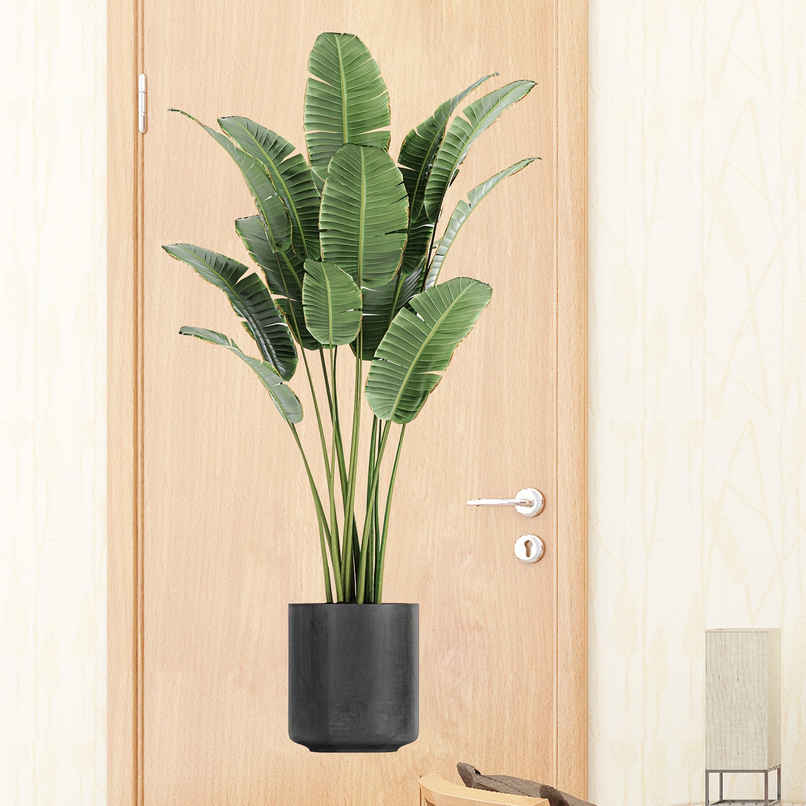 Tropical Green Plant Wall Decals - Removable Bonsai Decals