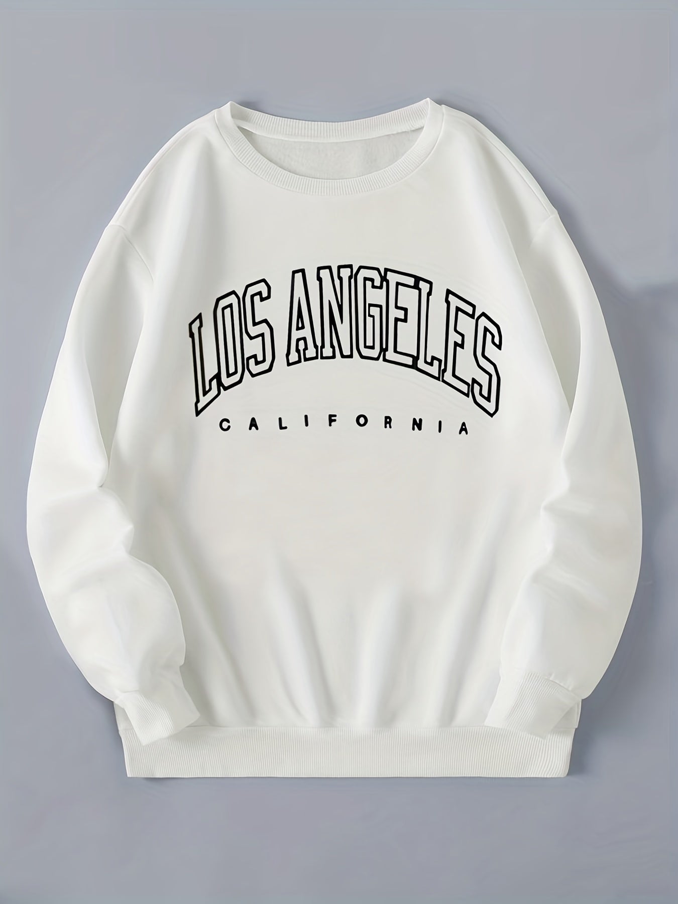 LA Print Crew Neck Sweatshirt