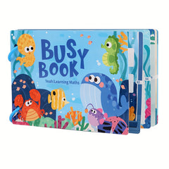 DIKOPUBBY Busy Book for Youngsters Interactive Early Learning Toy
