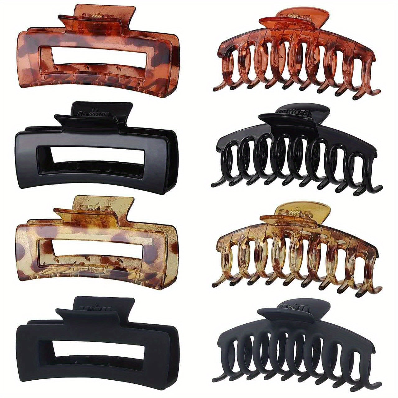 Transparent Hair Claw Hollow Shark Claw Ponytail Holder