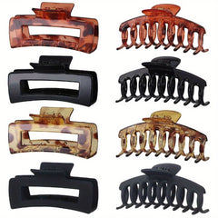 Transparent Hair Claw Hollow Shark Claw Ponytail Holder
