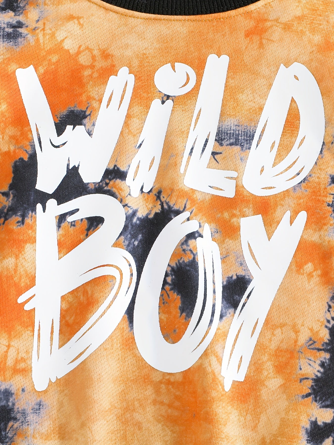 Boy's WILD BOY Printed Crew Neck Long Sleeve Sweatshirt