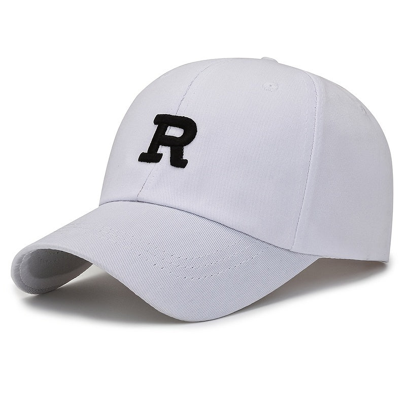 Men's Letter Embroidered Cotton Baseball Cap