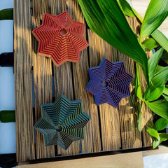 3D Printed Stress Reduction Gadget - Purple ABS Plastic - Ages 14+