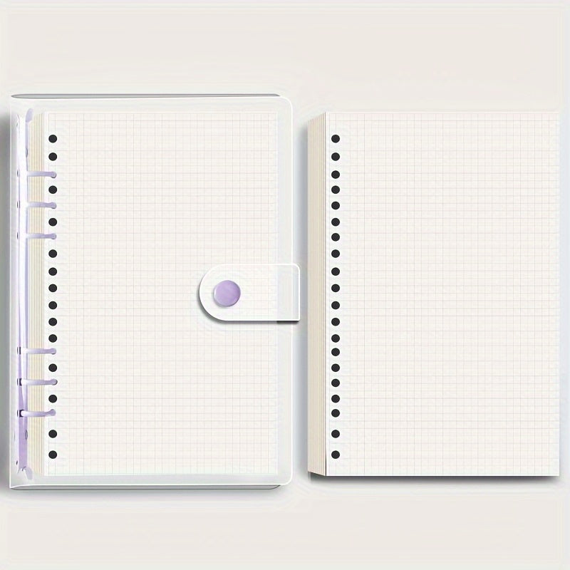 Soft Mesh Binder with 240 A5 Pages - Waterproof & Detachable Spiral Binding