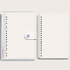 Soft Mesh Binder with 240 A5 Pages - Waterproof & Detachable Spiral Binding