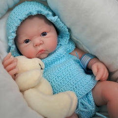 12 Eyed Reborn Baby Doll Soft Silicone Realistic Features