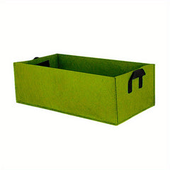 Rectangular Felt Planting Basin Fabric Planting Bag for Outdoor Garden