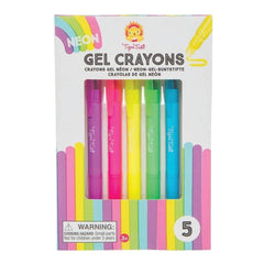 Neon Gel Crayons - Set of 12 Colors