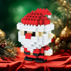 Christmas Tree Building Blocks Reindeer Clock Puzzle Toys