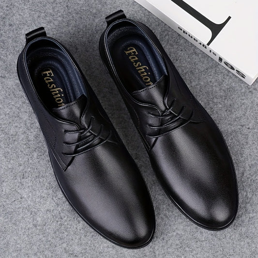 Men's Leather Derby Shoes Non Slip Business Dress Shoes