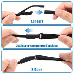Adjustable Glasses Straps No Tail Eyewear Retainer For Men Women