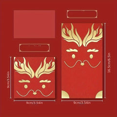 5pcs Year Of The Dragon Red Packet