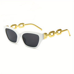 Vintage Cat Eye Sunglasses Square Frame UV400