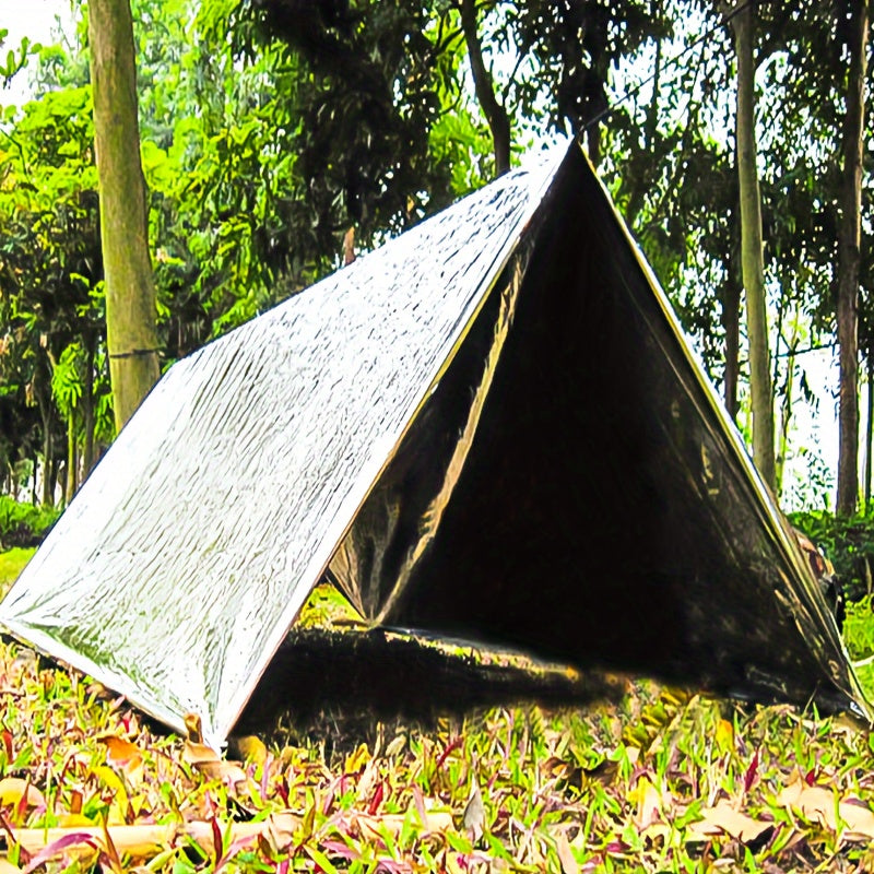 Portable Emergency Tent with Thermal Insulation Blanket