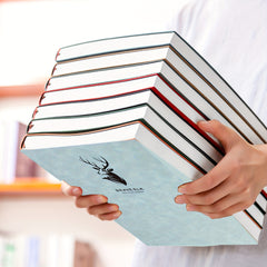 3 Colors A4 Notebook 100 Sheets High Eye Protection Paper Soft Cover