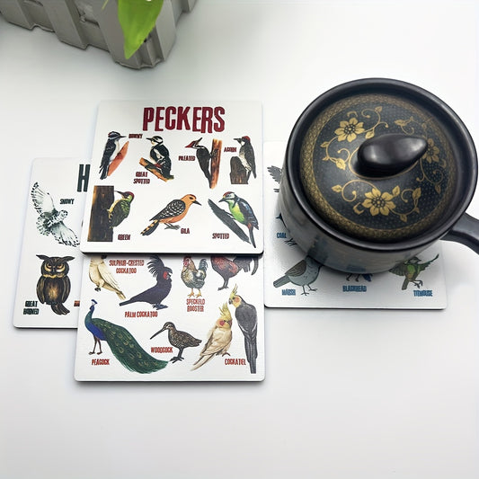 Birds Coaster Home Decoration Christmas Gift