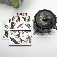 Birds Coaster Home Decoration Christmas Gift
