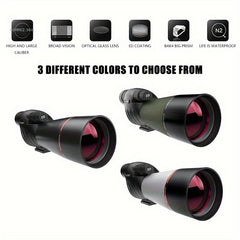 High Power Bird Watching Monocular Telescope 25-75X60