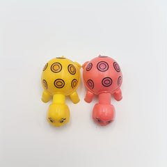 Colorful Flexible Turtle Pop Tube Toy Stretchable Neck Swing Action