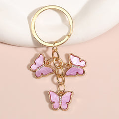 Colorful Butterfly Keychain for Your Keys