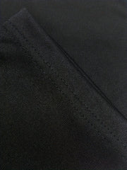  Solid High Rise Wide Leg Trousers