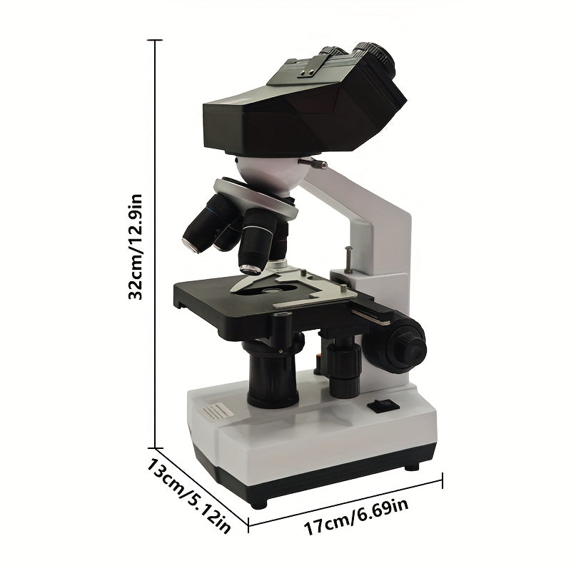 Professional Compound Binocular Microscope 2500X Magnification