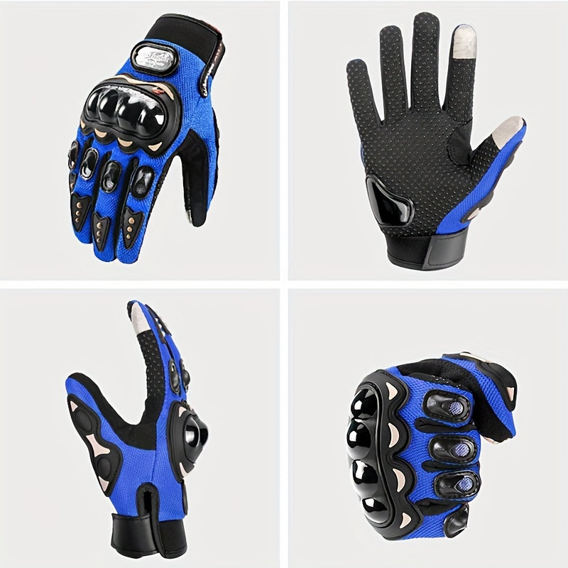 Summer Motorcycle Gloves Hard Knuckle Touchscreen