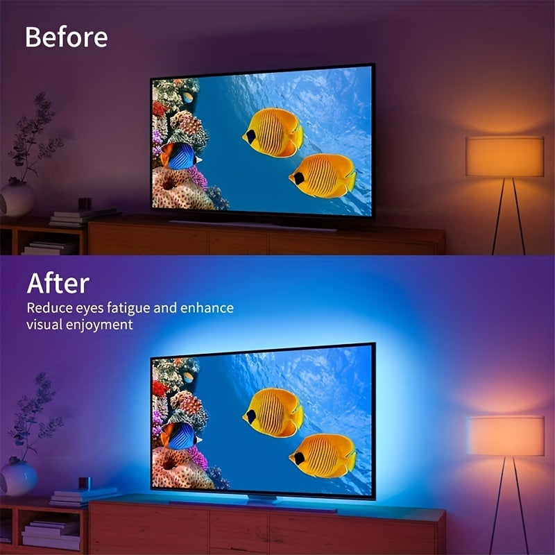 RGB5050 Intelligent LED Strip Lights with Remote Control