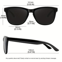 3pcs Polarized Sunglasses For Women Men Classic Retro UV400 Sun Shades