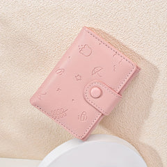 Cartoon Three Fold Short Wallet Card Holder Money Clip