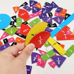 Magnetic Fraction Plate Set with Addition & Subtraction Operations