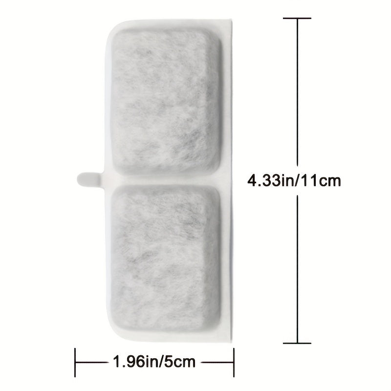 10 Pcs Cat Water Dispenser Replacement Carbon Filters