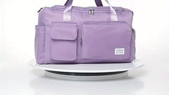 Women's Large Capacity Duffle Bag with Shoe Compartment