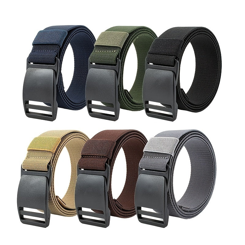 Men's Quick Drying Nylon Belt Elastic Canvas Belt