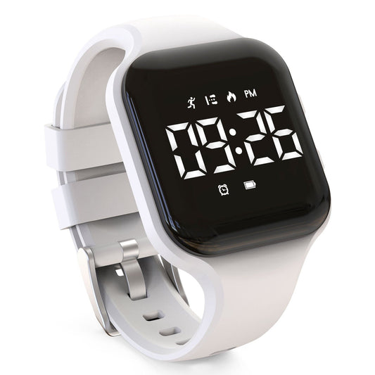 LED Fitness Tracker Digital Activity Watch Rechargeable Sport Watch