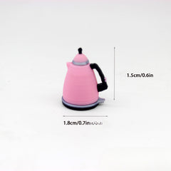 Mini Bread Machine & Kettle Dollhouse Food Play Set