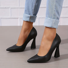 Women's Pointed Toe High Heels Slip On Pumps