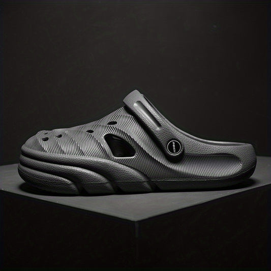 Men's Lightweight Comfy Clogs Hollow Out Non Slip Garden Shoes