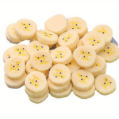 3D Banana Slices Playset for DIY Resin Decor - ABS Material