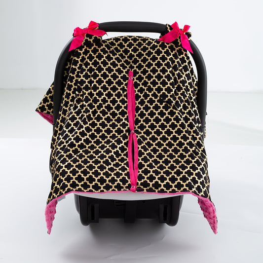 Girls Car Seat Sunshade Cover Canopy