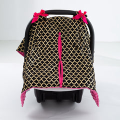 Girls Car Seat Sunshade Cover Canopy