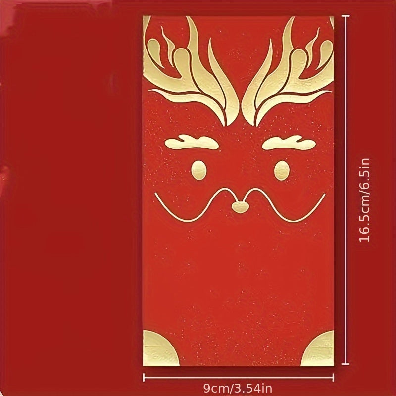 5pcs Year Of The Dragon Red Packet