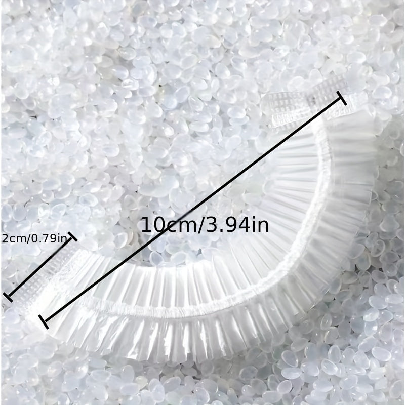 100pcs Disposable Food Cover Plastic Fresh Keeping Covers