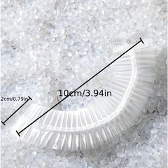 100pcs Disposable Food Cover Plastic Fresh Keeping Covers