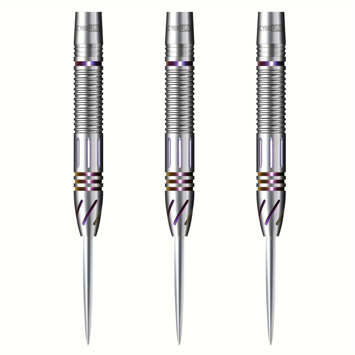 CyeeLife 22 23g Tungsten Steel Dart Barrels 90 Silver