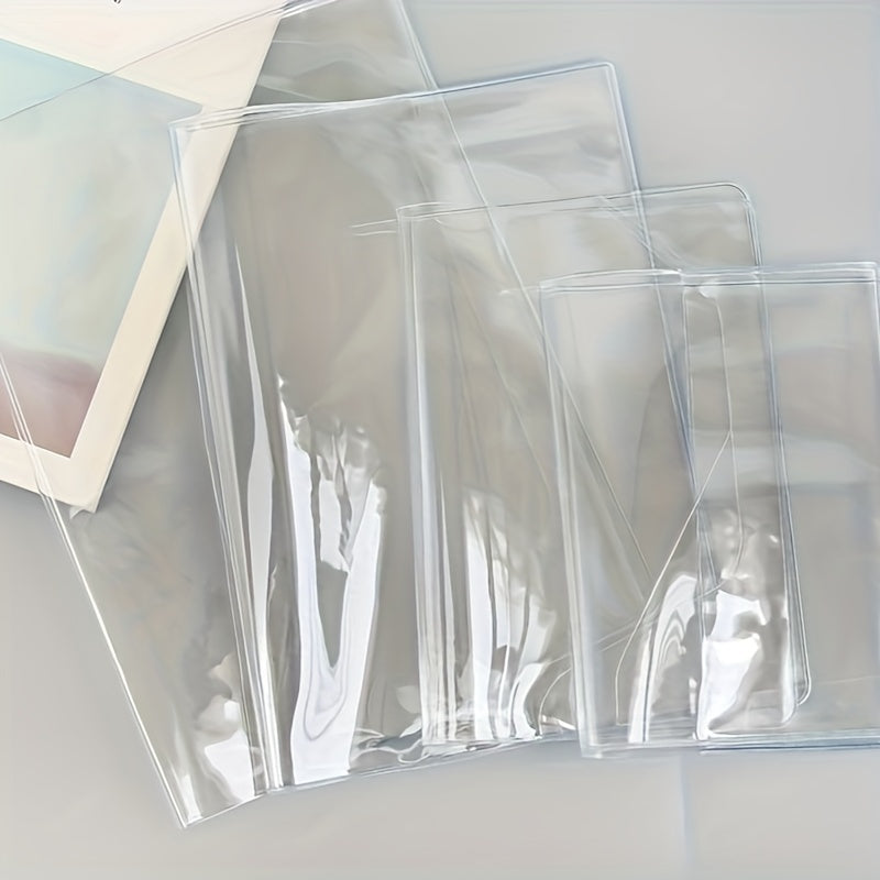 1pc Transparent PVCA5 A6 Book Protective Cover Dustproof Waterproof