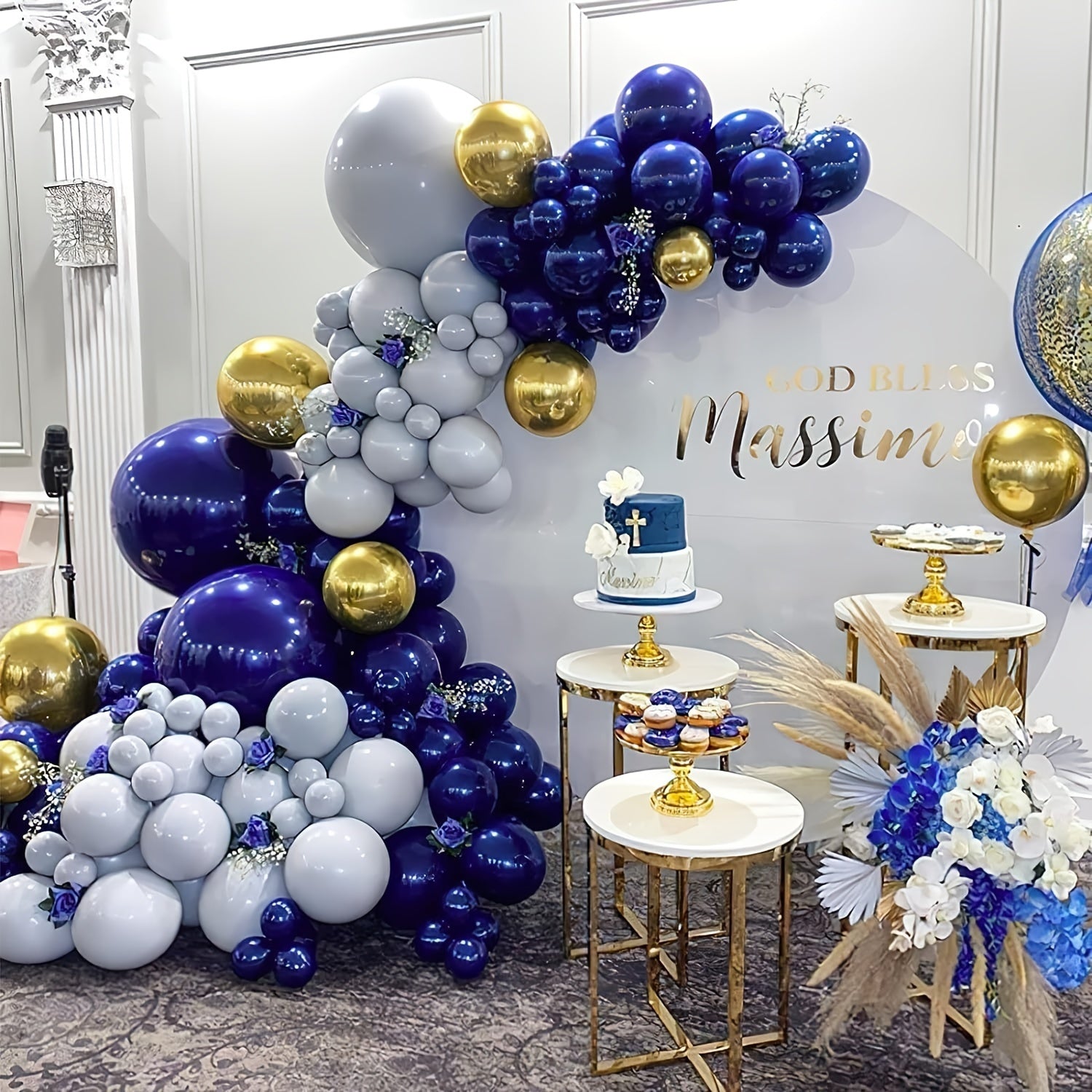 40pcs Navy Latex Balloons - Party Decorations