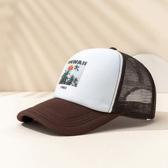 'Hawaii' Colorblock Baseball Cap
