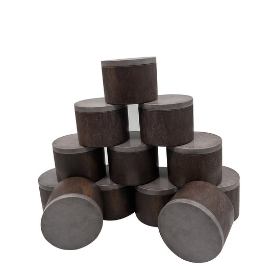 12pcs 8oz Retro Candle Tins With Lids - Arts Crafts Storage More